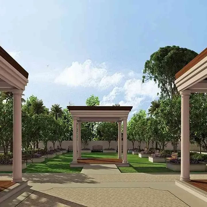 Urbanrise Whitefield garden pavilion and lawns, indicative image Urbanrise Whitefield garden pavilion and lawns, indicative image
